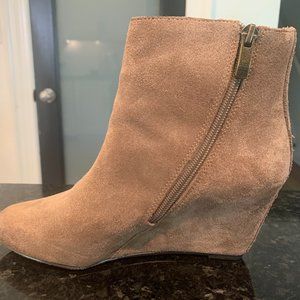 Vince Camuto Tan Suede Boots